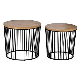 Odkládací stolek 2 velikosti TOZAWA 424052 - LIVING Obrázek pro produkt Odkládací stolek 2 velikosti TOZAWA 424052 - LIVING
