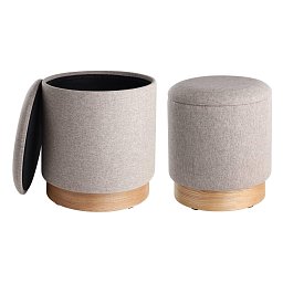 Taburet 2 velikosti MASHIKE 424034 - LIVING Obrázek pro produkt Taburet 2 velikosti MASHIKE 424034 - LIVING