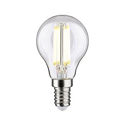Eco-Line Filament 230V LED kapka E14 82mm 2,5W 4000K čirá - PAULMANN Obrázek pro produkt Eco-Line Filament 230V LED kapka E14 82mm 2,5W 4000K čirá - PAULMANN