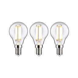 Eco-Line Filament 230V LED kapka E14 3ks-sada 82mm 2,5W 3000K čirá - PAULMANN Obrázek pro produkt Eco-Line Filament 230V LED kapka E14 3ks-sada 82mm 2,5W 3000K čirá - PAULMANN