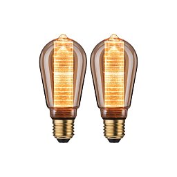 Inner Glow Edition sada LED žárovka E27 230V 2x4W 1800K zlatá kroužky - PAULMANN Obrázek pro produkt Inner Glow Edition sada LED žárovka E27 230V 2x4W 1800K zlatá kroužky - PAULMANN