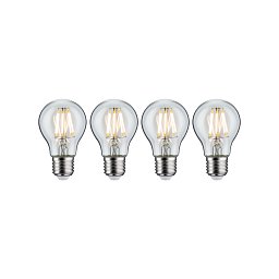 Filament set LED žárovka E27 230V 4x7W 2700K čirá - PAULMANN Obrázek pro produkt Filament set LED žárovka E27 230V 4x7W 2700K čirá - PAULMANN