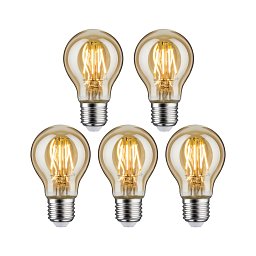 Vintage Edition set LED žárovka E27 230V 4,7W 2500K zlatá - PAULMANN Obrázek pro produkt Vintage Edition set LED žárovka E27 230V 4,7W 2500K zlatá - PAULMANN