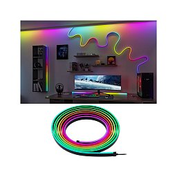EntertainLED LED hadice Black Neon 5m 12W 96 LEDs/m RGB+ 24VA - PAULMANN Obrázek pro produkt EntertainLED LED hadice Black Neon 5m 12W 96 LEDs/m RGB+ 24VA - PAULMANN