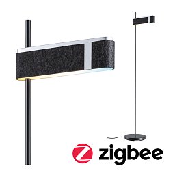 LED stojací svítidlo Smart Home Zigbee 3.0 Jagun měnitelná bílá 19,5W antracit plsť/umělá hmota/kov - PAULMANN Obrázek pro produkt LED stojací svítidlo Smart Home Zigbee 3.0 Jagun měnitelná bílá 19,5W antracit plsť/umělá hmota/kov - PAULMANN