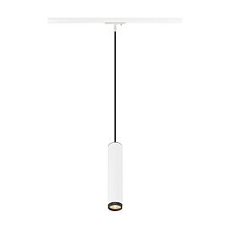 GRIP! L 1~ závěsné svítidlo, GU10, délka závěsu 200cm, 1x max. 6W, bílé / černé - BIG WHITE (SLV) Obrázek pro produkt GRIP! L 1~ závěsné svítidlo, GU10, délka závěsu 200cm, 1x max. 6W, bílé / černé - BIG WHITE (SLV)