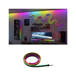 EntertainLED LED hadice Black Neon 1,5m 3W 84 LEDs/m RGB+ - PAULMANN Obrázek pro produkt EntertainLED LED hadice Black Neon 1,5m 3W 84 LEDs/m RGB+ - PAULMANN