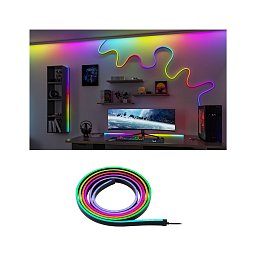 EntertainLED LED hadice Black Neon 3m 5W 84 LEDs/m RGB+ - PAULMANN Obrázek pro produkt EntertainLED LED hadice Black Neon 3m 5W 84 LEDs/m RGB+ - PAULMANN