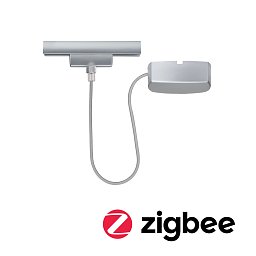 URail napájecí kabel 1m max. 100W matný chrom - PAULMANN Obrázek pro produkt URail napájecí kabel 1m max. 100W matný chrom - PAULMANN