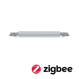 URail adaptér na lištu Dimm/Switch 240x21mm max. 50W matný chrom - PAULMANN Obrázek pro produkt URail adaptér na lištu Dimm/Switch 240x21mm max. 50W matný chrom - PAULMANN