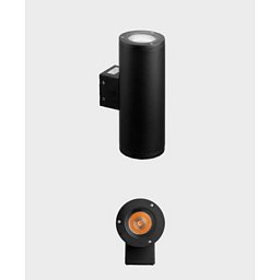 VÝPRODEJ VZORKU - Nástěnné svítidlo SAFIRO DUE 106x70mm tmavě šedé 7W 3000K - Kohl Lighting Obrázek pro produkt VÝPRODEJ VZORKU - Nástěnné svítidlo SAFIRO DUE 106x70mm tmavě šedé 7W 3000K - Kohl Lighting