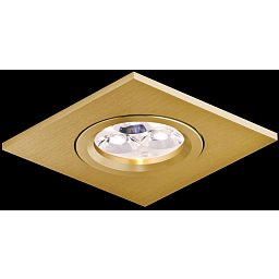 Vestavné svítidlo HALKA LED zlatá 7W 40° 3000K 500lm 230V - BPM Obrázek pro produkt Vestavné svítidlo HALKA LED zlatá 7W 40° 3000K 500lm 230V - BPM