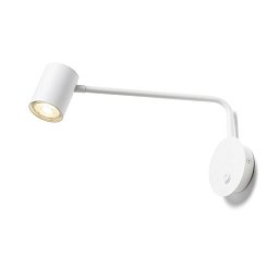 FILIP s ramenem bílá 230V GU10 5W - RED - DESIGN RENDL Obrázek pro produkt FILIP s ramenem bílá 230V GU10 5W - RED - DESIGN RENDL
