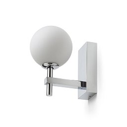 PEGGY nástěnná chrom/opálové sklo 230V G9 6W IP44 - RED - DESIGN RENDL Obrázek pro produkt PEGGY nástěnná chrom/opálové sklo 230V G9 6W IP44 - RED - DESIGN RENDL