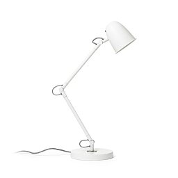 DANNY stolní bílá matný nikl 230V E14 5W - RED - DESIGN RENDL Obrázek pro produkt DANNY stolní bílá matný nikl 230V E14 5W - RED - DESIGN RENDL
