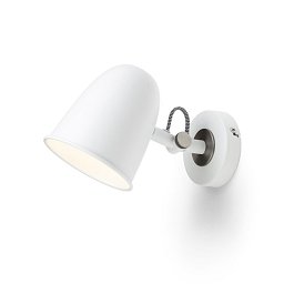 DANNY nástěnná bílá matný nikl 230V E14 5W - RED - DESIGN RENDL Obrázek pro produkt DANNY nástěnná bílá matný nikl 230V E14 5W - RED - DESIGN RENDL