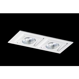 Vestavné svítidlo Aluminio Blanco bílá 2x 10W LED 230V - BPM Obrázek pro produkt Vestavné svítidlo Aluminio Blanco bílá 2x 10W LED 230V - BPM