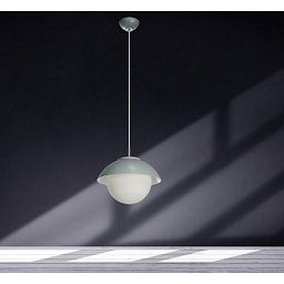 Závěsné svítidlo LUKIDA ST2 430mm 1x E27 25W IP40 triplex opál / šedá ZST/094/L100 KP SD* - OSMONT Obrázek pro produkt Závěsné svítidlo LUKIDA ST2 430mm 1x E27 25W IP40 triplex opál / šedá ZST/094/L100 KP SD* - OSMONT