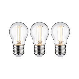Eco-Line Filament 230V LED kapka E27 3ks sada 80 mm 2,5W 3000K čirá - PAULMANN Obrázek pro produkt Eco-Line Filament 230V LED kapka E27 3ks sada 80 mm 2,5W 3000K čirá - PAULMANN