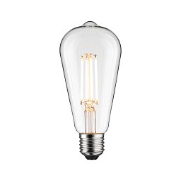 Eco-Line Filament 230V LED žárovka ST64 E27 4,3W 3000K stmívatelné čirá - PAULMANN Obrázek pro produkt Eco-Line Filament 230V LED žárovka ST64 E27 4,3W 3000K stmívatelné čirá - PAULMANN