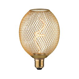 Kovic Glow Standard 230V LED Globe E27 4W 1800K stmívatelné mosaz - PAULMANN Obrázek pro produkt Kovic Glow Standard 230V LED Globe E27 4W 1800K stmívatelné mosaz - PAULMANN