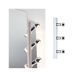 Svítidlo k zrcadlu Regula II IP44 E14 230V max. 3x40W stmívatelné chrom - PAULMANN Obrázek pro produkt Svítidlo k zrcadlu Regula II IP44 E14 230V max. 3x40W stmívatelné chrom - PAULMANN