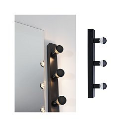 Svítidlo k zrcadlu Regula II IP44 E14 230V max. 3x40W stmívatelné černá - PAULMANN Obrázek pro produkt Svítidlo k zrcadlu Regula II IP44 E14 230V max. 3x40W stmívatelné černá - PAULMANN