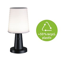 Solární LED stolní lampa Ilanga IP44 2700K antracit - PAULMANN Obrázek pro produkt Solární LED stolní lampa Ilanga IP44 2700K antracit - PAULMANN
