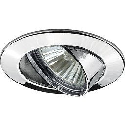 Zápustné svítidlo Premium výklopné max.50W 230V GU10 51mm chrom/ - PAULMANN Obrázek pro produkt Zápustné svítidlo Premium výklopné max.50W 230V GU10 51mm chrom/ - PAULMANN