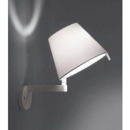 Nástěnné svítidlo Melampo s vypínačem šedá 1x60W - ARTEMIDE Obrázek pro produkt Nástěnné svítidlo Melampo s vypínačem šedá 1x60W - ARTEMIDE