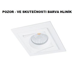 Vestavné svítidlo Aluminio Plata, kartáčovaný hliník 1x50W, 230V - BPM Obrázek pro produkt Vestavné svítidlo Aluminio Plata, kartáčovaný hliník 1x50W, 230V - BPM