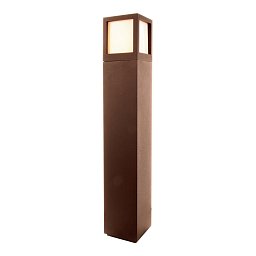 Venkovní sloupkové svítidlo Facado hnědá - LIGHT IMPRESSIONS Obrázek pro produkt Venkovní sloupkové svítidlo Facado hnědá - LIGHT IMPRESSIONS