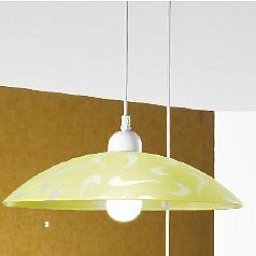 Závěsné svítidlo 1x60W E27, žlutá barva, průměr 40cm - ORION Obrázek pro produkt Závěsné svítidlo 1x60W E27, žlutá barva, průměr 40cm - ORION