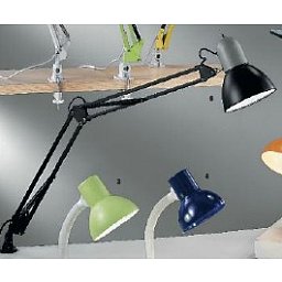 Stolní lampa 1xE27, černá barva, nastavitelné rameno - ORION Obrázek pro produkt Stolní lampa 1xE27, černá barva, nastavitelné rameno - ORION
