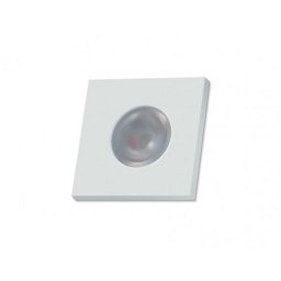 Vestavné LED svítidlo ADIMA hranaté matná bílá 3W 3000K 130lm - BPM Obrázek pro produkt Vestavné LED svítidlo ADIMA hranaté matná bílá 3W 3000K 130lm - BPM