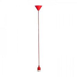 LISA závěsná sada červená 230V E27 60W - RED - DESIGN RENDL Obrázek pro produkt LISA závěsná sada červená 230V E27 60W - RED - DESIGN RENDL