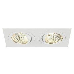 NEW TRIA II LED čtvercová bílá 230V/350mA COB LED 14W 38° 2700K - BIG WHITE (SLV) Obrázek pro produkt NEW TRIA II LED čtvercová bílá 230V/350mA COB LED 14W 38° 2700K - BIG WHITE (SLV)