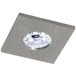 Vestavné svítidlo Aluminio Plata IP65, kartáč.hliník 1x50W, 230V (stárý kód BPM 3006GU) - BPM Obrázek pro produkt Vestavné svítidlo Aluminio Plata IP65, kartáč.hliník 1x50W, 230V (stárý kód BPM 3006GU) - BPM