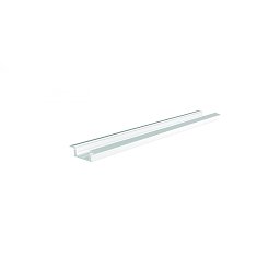 ET-01-10 plochý T-profil pro 10 - 11,3 mm LED pásek matná bílá - LIGHT IMPRESSIONS Obrázek pro produkt ET-01-10 plochý T-profil pro 10 - 11,3 mm LED pásek matná bílá - LIGHT IMPRESSIONS
