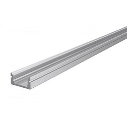AU-01-08 plochý U-profil pro 8 - 9,3 mm LED pásek stříbrná - LIGHT IMPRESSIONS Obrázek pro produkt AU-01-08 plochý U-profil pro 8 - 9,3 mm LED pásek stříbrná - LIGHT IMPRESSIONS