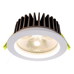 Stropní zápustné svítidlo COB 130 bílá 18W LED 3000K 1514lm - LIGHT IMPRESSIONS Obrázek pro produkt Stropní zápustné svítidlo COB 130 bílá 18W LED 3000K 1514lm - LIGHT IMPRESSIONS