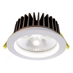Stropní zápustné svítidlo COB 130 bílá 18W LED 4000K 1514lm - LIGHT IMPRESSIONS Obrázek pro produkt Stropní zápustné svítidlo COB 130 bílá 18W LED 4000K 1514lm - LIGHT IMPRESSIONS