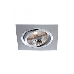 Vestavné svítidlo Aluminio Plata, kartáčovaný hliník 1x100W, 12V - BPM Obrázek pro produkt Vestavné svítidlo Aluminio Plata, kartáčovaný hliník 1x100W, 12V - BPM