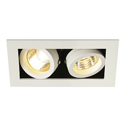 KADUX GU10 II matná bílá 230V GU10 2x50W - BIG WHITE (SLV) Obrázek pro produkt KADUX GU10 II matná bílá 230V GU10 2x50W - BIG WHITE (SLV)