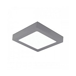 Stropní svítidlo DISC hranaté šedé LED 12W 4000K 171x171mm hranaté - KOHL-Lighting Obrázek pro produkt Stropní svítidlo DISC hranaté šedé LED 12W 4000K 171x171mm hranaté - KOHL-Lighting
