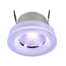 Zápustné stropní svítidlo COB 68 Acryl 8W LED 227lm stříbrná - LIGHT IMPRESSIONS Obrázek pro produkt Zápustné stropní svítidlo COB 68 Acryl 8W LED 227lm stříbrná - LIGHT IMPRESSIONS