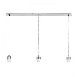MORE 80 stropní závěsná základna chrom 230V E27 3x42W - RED - DESIGN RENDL Obrázek pro produkt MORE 80 stropní závěsná základna chrom 230V E27 3x42W - RED - DESIGN RENDL