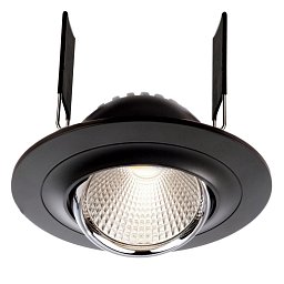 Zápustné svítidlo Saturn černé 8W LED 4000K 580lm - LIGHT IMPRESSIONS Obrázek pro produkt Zápustné svítidlo Saturn černé 8W LED 4000K 580lm - LIGHT IMPRESSIONS
