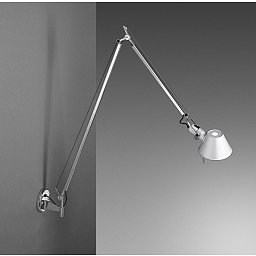 Nástěnné svítidlo TOLOMEO Braccio Halo s vypínačem 77W E27 hliník - ARTEMIDE Obrázek pro produkt Nástěnné svítidlo TOLOMEO Braccio Halo s vypínačem 77W E27 hliník - ARTEMIDE
