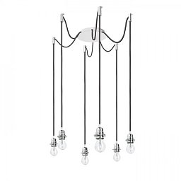 KOMBIX 6 závěsná sada BZ+ČK+CHO 230V E27 6x28W - RED - DESIGN RENDL Obrázek pro produkt KOMBIX 6 závěsná sada BZ+ČK+CHO 230V E27 6x28W - RED - DESIGN RENDL